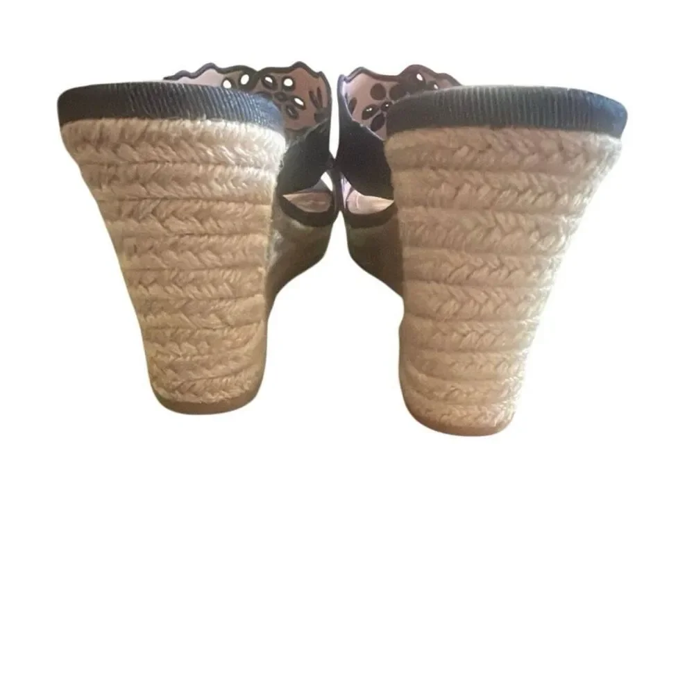 Draper James Emily sandal wedge sz 7